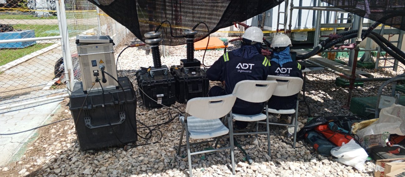 VLF testing of medium- and high-voltage insulated cables by ADT technicians