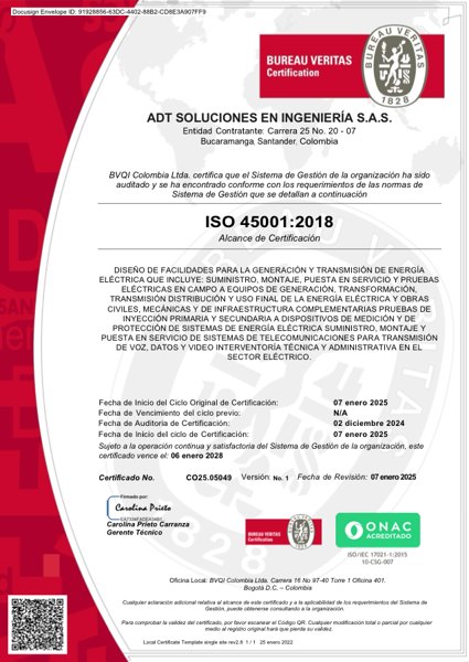 iso-45001 certificate
