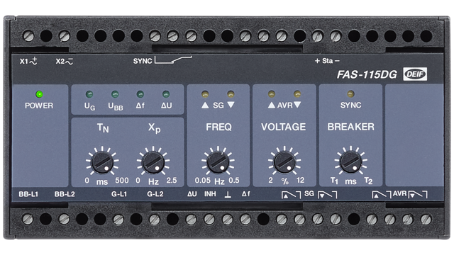 DEIF FAS-115DG sync-check synchronizer
