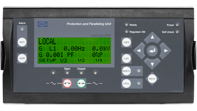 DEIF PPU-3 Paralleling and Protection Unit